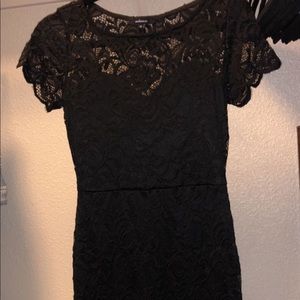 Black Lace Dress